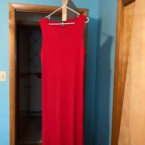 Gap brand red maxi dress.  Size XL.